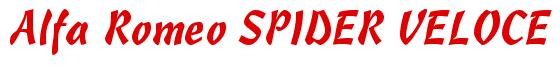 Rendering -Alfa Romeo SPIDER VELOCE - using Hind