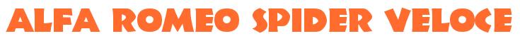 Rendering -Alfa Romeo SPIDER VELOCE - using Informal