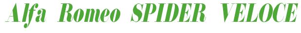 Rendering -Alfa Romeo SPIDER VELOCE - using Floral 