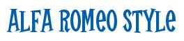 Rendering -Alfa Romeo Style - using Cooper Latin
