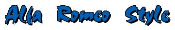 Rendering -Alfa Romeo Style - using Oliva Staccato