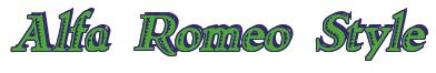 Rendering -Alfa Romeo Style - using Romana