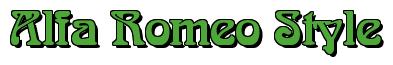 Rendering -Alfa Romeo Style - using Romaneste