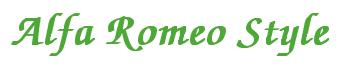 Rendering -Alfa Romeo Style - using Zapf Chancery