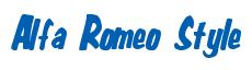 Rendering -Alfa Romeo Style - using Big Nib