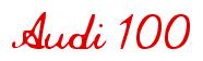Rendering -Audi 100 - using Commercial Script