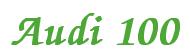Rendering -Audi 100 - using Zapf Chancery