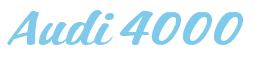 Rendering -Audi 4000 - using Casual Script