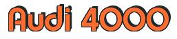 Rendering -Audi 4000 - using Charlet