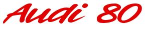 Rendering -Audi 80 - using Chicago Style
