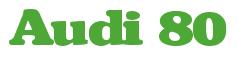 Rendering -Audi 80 - using Broadside