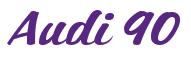 Rendering -Audi 90 - using Casual Script