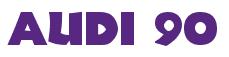 Rendering -Audi 90 - using Informal