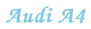 Rendering -Audi A4 - using Zapf Chancery