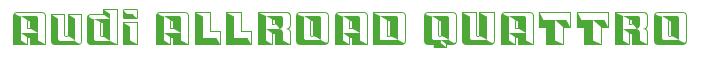 Rendering -Audi ALLROAD QUATTRO - using Race JLS