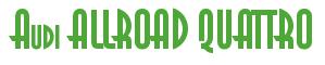 Rendering -Audi ALLROAD QUATTRO - using Asia