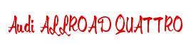 Rendering -Audi ALLROAD QUATTRO - using Memo