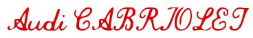 Rendering -Audi CABRIOLET - using Commercial Script