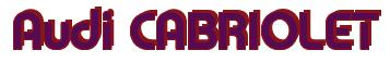 Rendering -Audi CABRIOLET - using Charlet