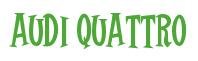 Rendering -Audi QUATTRO - using Cooper Latin