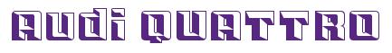 Rendering -Audi QUATTRO - using Race JLS