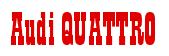 Rendering -Audi QUATTRO - using Bill Board