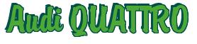 Rendering -Audi QUATTRO - using Brody