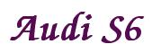 Rendering -Audi S6 - using Zapf Chancery