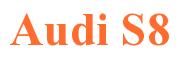 Rendering -Audi S8 - using Times New Roman Bold