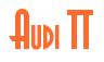 Rendering -Audi TT - using Asia