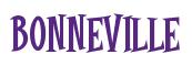 Rendering -BONNEVILLE - using Cooper Latin