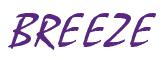 Rendering "BREEZE" using Staccato