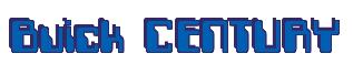Rendering -Buick CENTURY - using Computer Font