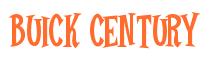 Rendering -Buick CENTURY - using Cooper Latin
