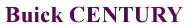Rendering -Buick CENTURY - using Times New Roman Bold