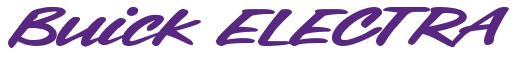 Rendering -Buick ELECTRA - using Chicago Style