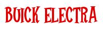 Rendering -Buick ELECTRA - using Cooper Latin