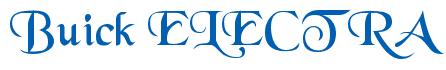 Rendering -Buick ELECTRA - using Black Chancery