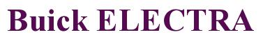 Rendering -Buick ELECTRA - using Times New Roman Bold