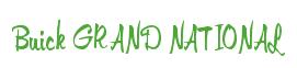 Rendering -Buick GRAND NATIONAL - using Memo