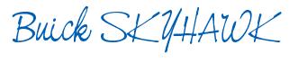 Rendering "Buick SKYHAWK" using Neville Script