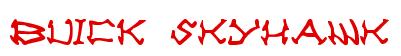 Rendering "Buick SKYHAWK" using Rad Zad