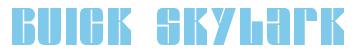 Rendering "Buick SKYLARK" using Glaze
