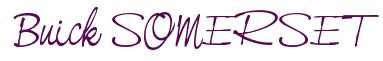 Rendering "Buick SOMERSET" using Neville Script