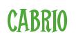 Rendering -CABRIO - using Cooper Latin