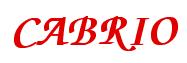 Rendering -CABRIO - using Zapf Chancery