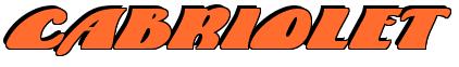 Rendering "CABRIOLET" using Brougham