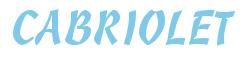Rendering "CABRIOLET" using Hind