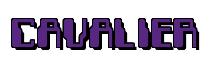 Rendering -CAVALIER - using Computer Font