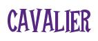Rendering -CAVALIER - using Cooper Latin